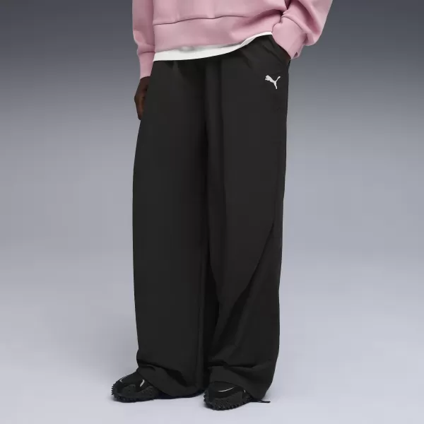  Мъжки панталон PUMA WARDROBE ESS OVERSIZED PARACHUTE PANTS WV OP 63206801 ПУМА ЧЕРНА 