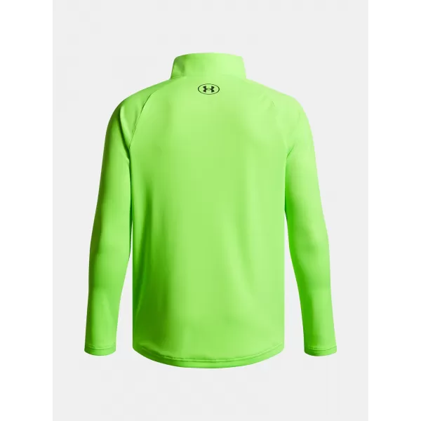  Момчешка тениска UNDER ARMOUR UA TECH 2.0 1/2 ZIP 1363286-389 ЗЕЛЕНО 