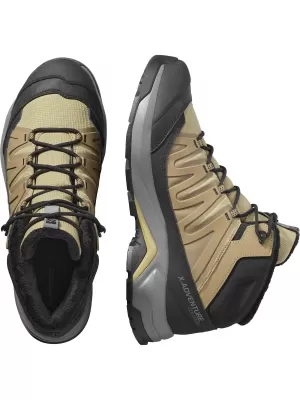Мъжки обувки SALOMON X-ADVENTURE COLDRUSH WATERPROOF КЕЛП/ЧЕРНО/КАЛАЕНО