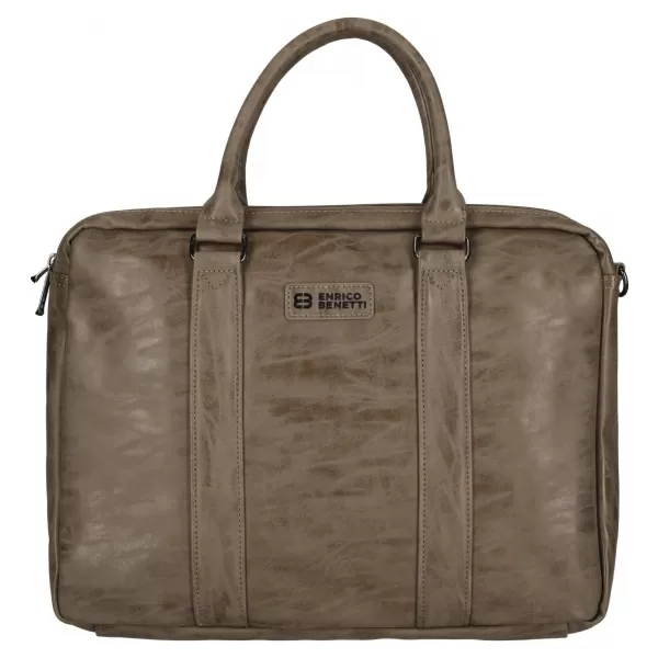  Чанта ENRICO BENETTI ROTTERDAM 15 NOTEBOOK BAG СРЕДНО КАФЯВО 