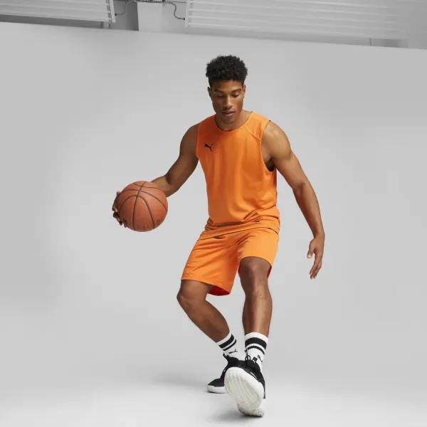  Мъжки фланелка PUMA REVERSIBLE PRACTICE JERSEY 67664006 ЗЛАТЕН МАК 