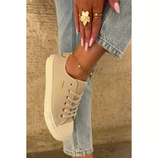  Дамски маратонки BIG STAR RR274767 BEIGE Big Star Shoes 