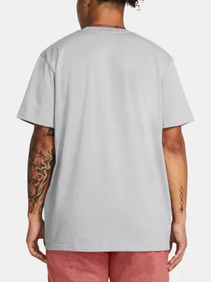 Мъжка тениска UNDER ARMOUR UA HW ARMOUR LABEL SS 1382831-011 СИВО