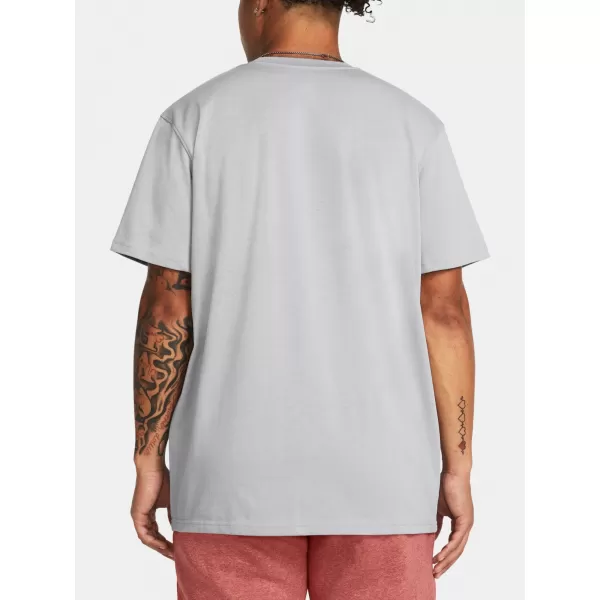  Мъжка тениска UNDER ARMOUR UA HW ARMOUR LABEL SS 1382831-011 СИВО 