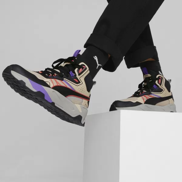  Ботуши PUMA TRINITY MID HYBRID 39232703 ГРАНОЛА/ЧЕРЕН/ОГНЕНА КОРАЛ 