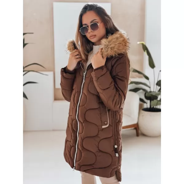 Дамско яке DSTREET TY4936 БРАУН 