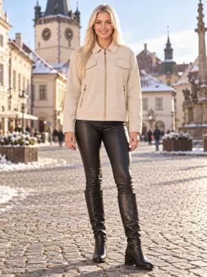 Дамска суитчър KIXMI VERITY БЕЖОВО