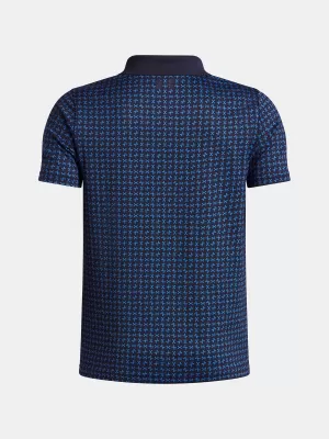 Момчешка тениска UNDER ARMOUR UA MATCHPLAY PRINTED POLO 1377349-411 СИНЬО