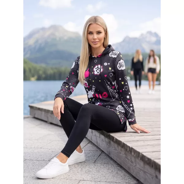  Дамска суитчър ALTISPORT GITA ЧЕРНО 