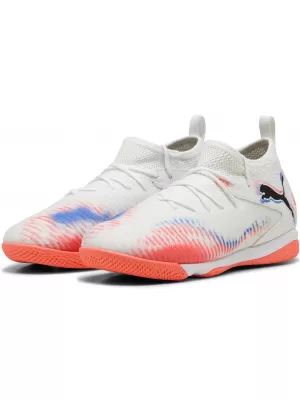 Бебешки обувки PUMA FUTURE 8 MATCH IT + MID JR 10861701 WHITE/ БЯЛО/ПУМА ЧЕРНО/СВЕТЕЩО ЧЕРВЕНО
