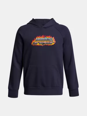 Суичър за момче UNDER ARMOUR UA RIVAL FLC FLAMIN WDMRK HD 6003781-403 СИНЬО