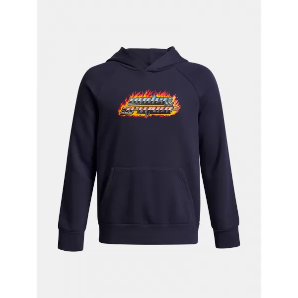  Суичър за момче UNDER ARMOUR UA RIVAL FLC FLAMIN WDMRK HD 6003781-403 СИНЬО 