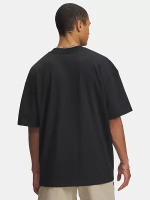 Мъжка тениска UNDER ARMOUR UA HWT WOVEN LABEL SS 6005668-001 ЧЕРЕН