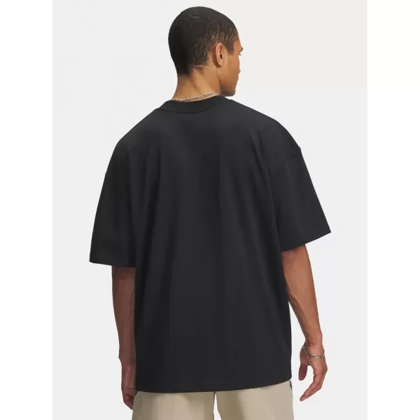  Мъжка тениска UNDER ARMOUR UA HWT WOVEN LABEL SS 6005668-001 ЧЕРЕН 