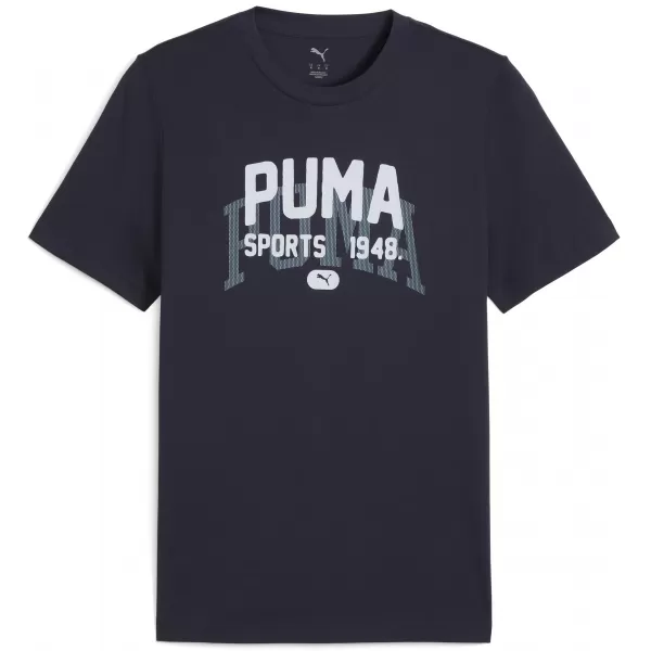  Риза PUMA GRAPHIC VARSITY TEE 68803516 НОВ ФЛОТ 