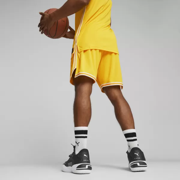  Къси панталони PUMA HOOPS TEAM GAME SHORT 67662905 КИБЕР ЖЪЛТ 