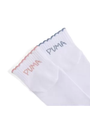 Чорапи PUMA GIRLS SCALLOP EDGE QUAR 94723501 БЯЛО/РОЗОВО
