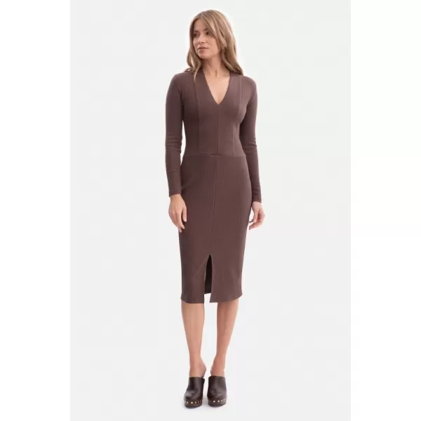 Рокля BEWEAR B307 КАФЯВО 