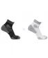 Чорапи SALOMON AERO ANKLE 2-PACK БЯЛО/ЧЕРНО