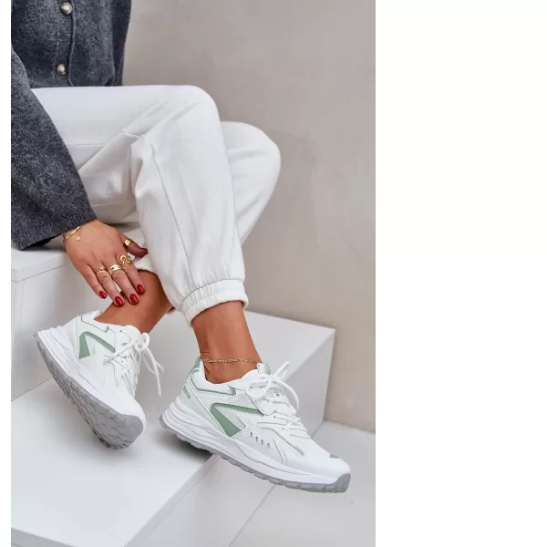  Дамски спортни обувки BIG STAR NN274A095 WHITE/MATTE Big Star Shoes 