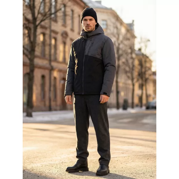  Мъжко зимно яке ALTISPORT GALLUS ТЪМНО СИВО 