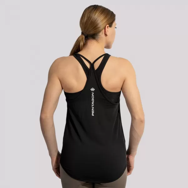 Дамски потник PENTAGON UNITY WOMENS MESH TANK TOP K09045 ЧЕРЕН 