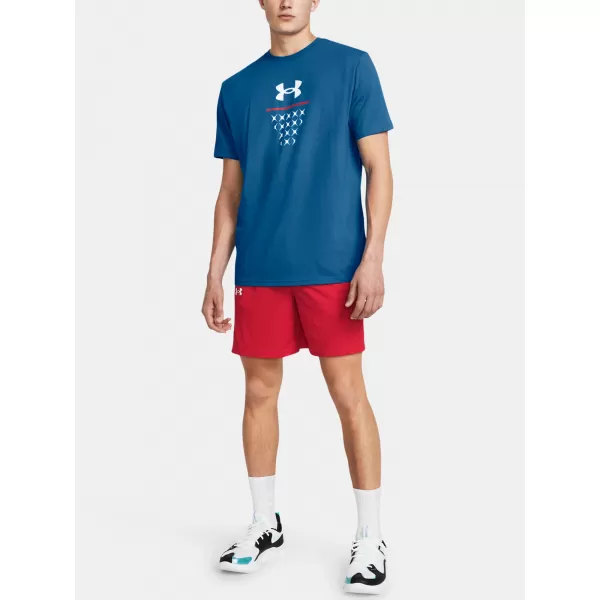 Мъжки шорти UNDER ARMOUR UA BASELINE SHORT 1383389-600 ЧЕРВЕНО 