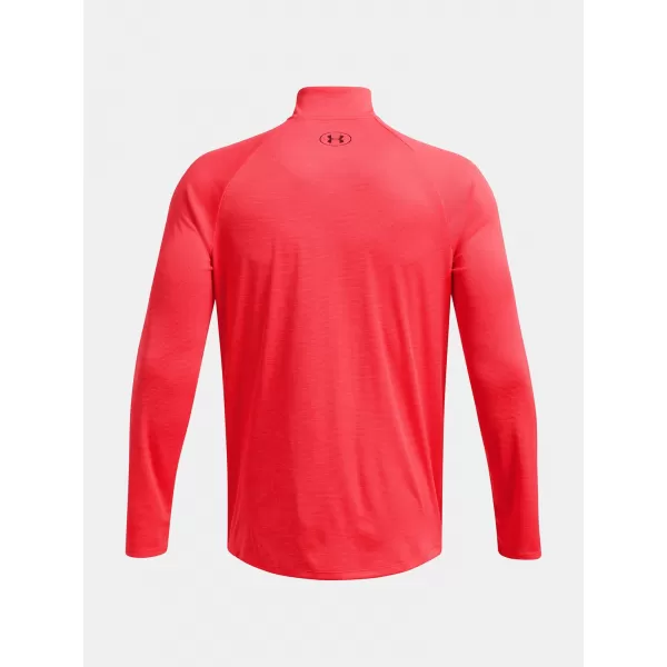  Мъжка тениска UNDER ARMOUR UA TECH TEXTURED 1/2 ZIP ЧЕРВЕНО 