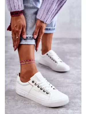 Дамски маратонки BIG STAR KK274005 WHITE Big Star Shoes