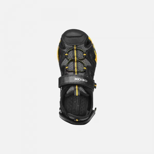  Сандали за момчета GEOX BOREALIS ЧЕРЕН 