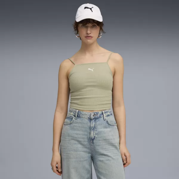  Дамски потник PUMA WARDROBE ESS RIBBED TANK TOP 62977182 ЛУКСОЗНА АРМИЯ 