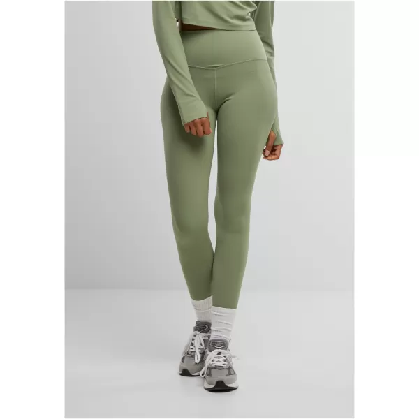 Дамски панталони URBAN CLASSICS TB7804 MATCHA GREEN 