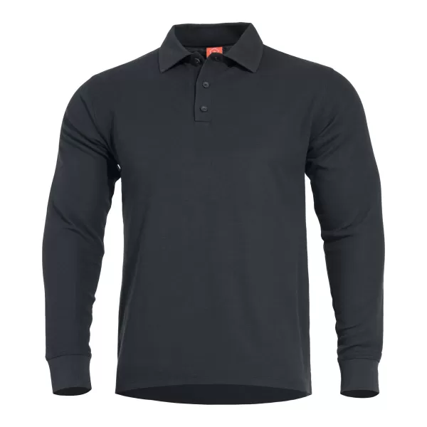 тениска PENTAGON ANIKETOS LONG POLO K09013 ЧЕРЕН 