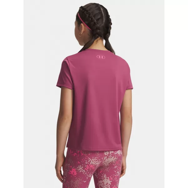  Тениска за момиче UNDER ARMOUR TECH VARSITY GRAPHIC SS 6007917-659 ЧЕРВЕНО 