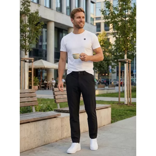  Мъжки панталон ALTISPORT ATS TROUSER SLIM-FIT ЧЕРЕН 