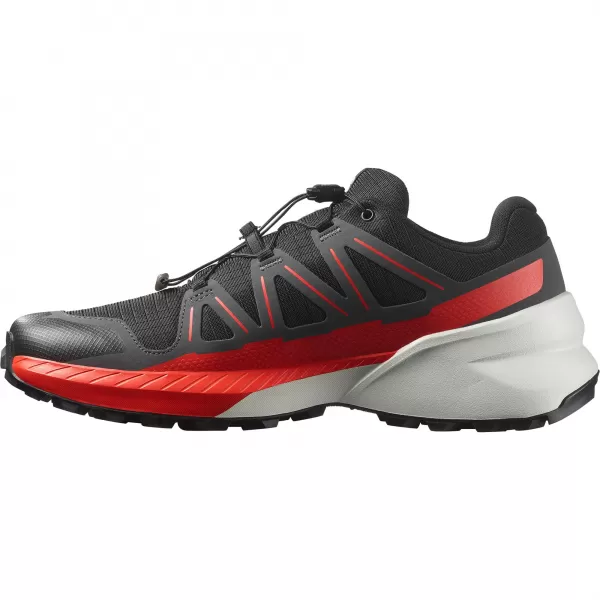 Мъжки обувки SALOMON SPEEDCROSS PEAK ЧЕРНО/АСФАЛТ/ОГНЕНО ЧЕРВЕНО 