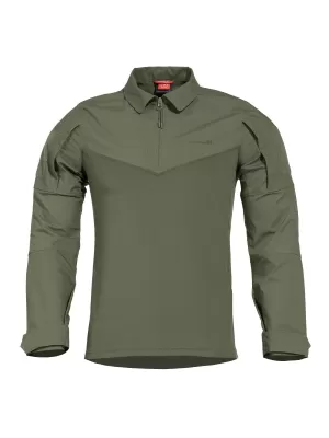 Мъжка тениска с дълъг ръкав PENTAGON RANGER SHIRT K02013 КАМУФЛАЖНО ЗЕЛЕНО