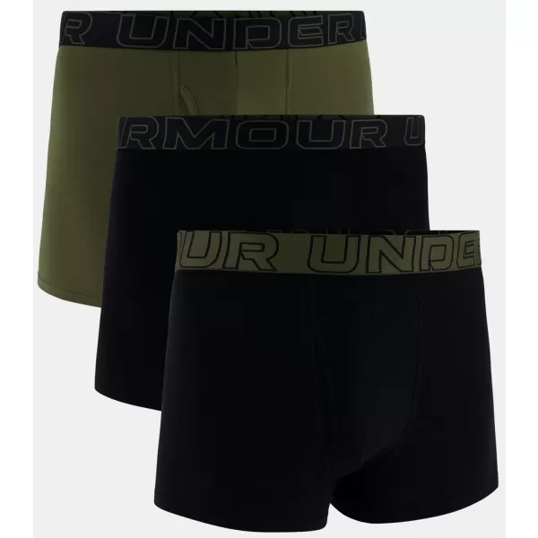  Мъжки боксерки UNDER ARMOUR M UA PERF COTTON (3KS) 1383891-005 ЧЕРНО W/МОРСКО ОТ 