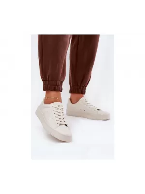Дамски маратонки BIG STAR NN274578 BEIGE Big Star Shoes