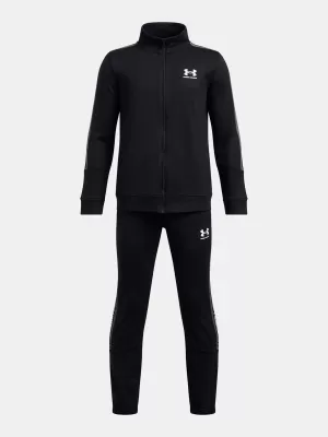 Комплект за момчета UNDER ARMOUR UA B ICON KNIT TRACKSUIT 1390295-001 ЧЕРЕН