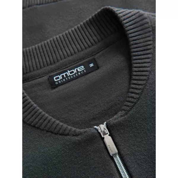 Мъжки пуловер OMBRE OM-SWZS-0146 ГРАФИТ 