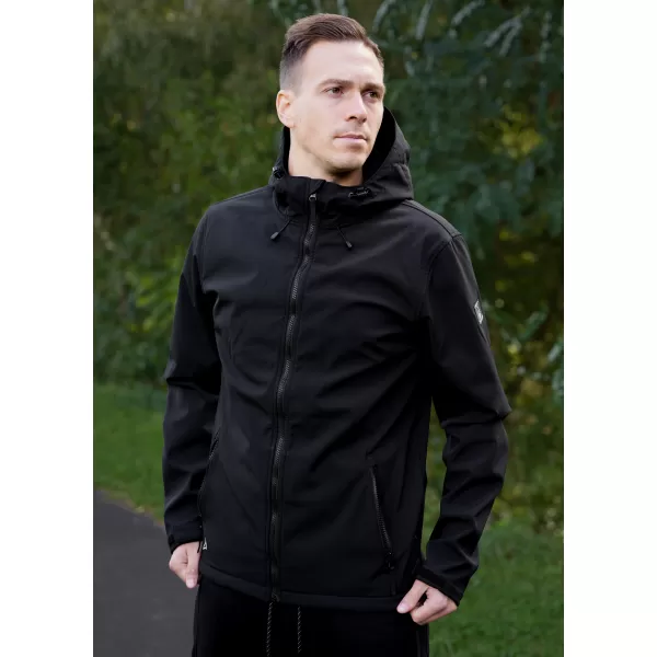  Мъжко софтшел яке ALTISPORT NEWET ЧЕРЕН 