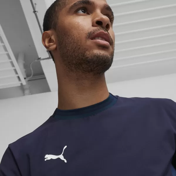  Мъжки фланелка PUMA TEAMFINAL JERSEY 70573706 PUMA NAVY/WHITE/PERSIAN BLUE 