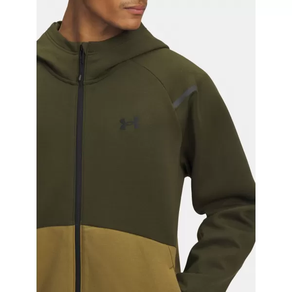  Мъжки суичър UNDER ARMOUR UA UNSTOPPABLE FLC FZ HD EU ЗЕЛЕНО 