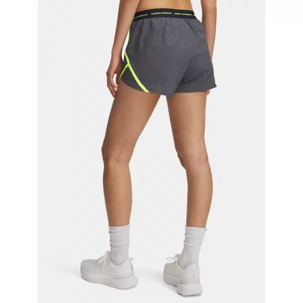  Дамски шорти UNDER ARMOUR UA FLY BY 3'' NOVELTY SHORT 6004029-025 СИВО 
