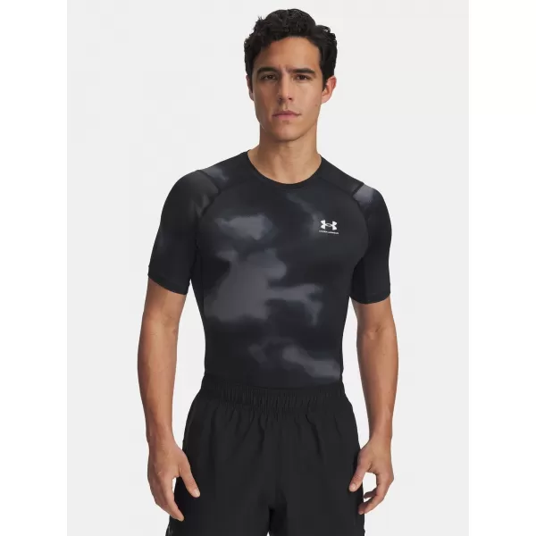  Мъжка тениска UNDER ARMOUR UA HG ARMOUR PRINTED SS 1383321-003 ЧЕРЕН 