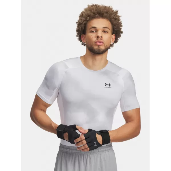  Мъжка тениска UNDER ARMOUR UA HG ARMOUR PRINTED SS 1383321-101 БЯЛО 