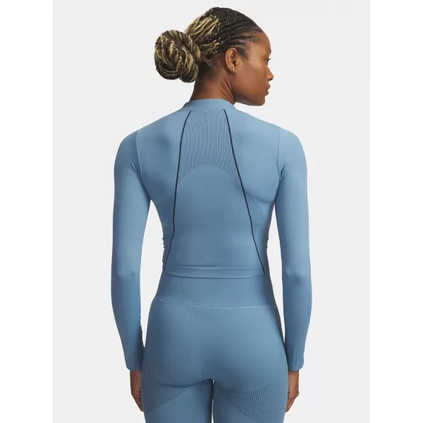  Дамска тениска UNDER ARMOUR UA VANISH SEAMLESS LS 6000645-418 СИНЬО 