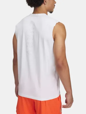 Мъжки потник UNDER ARMOUR CURRY SLVS TEE 1390352-100 БЯЛО