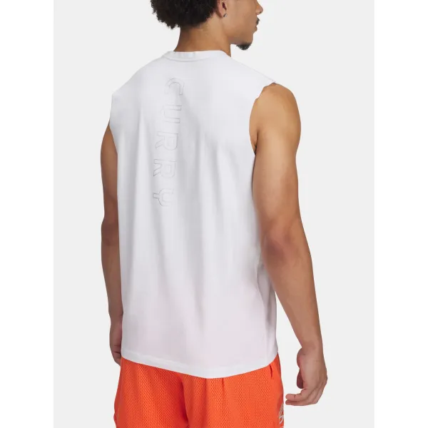  Мъжки потник UNDER ARMOUR CURRY SLVS TEE 1390352-100 БЯЛО 